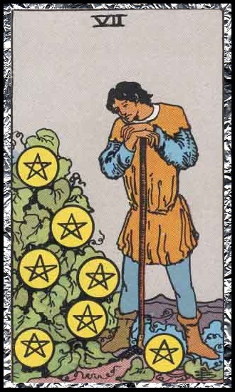 Seven Pentacles