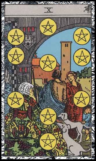 Ten Pentacles